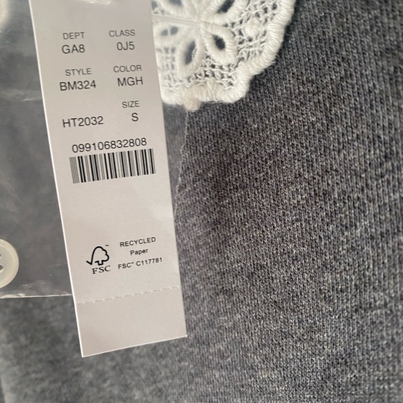 J.Crew lace sweatshirt - Picture 4 of 4